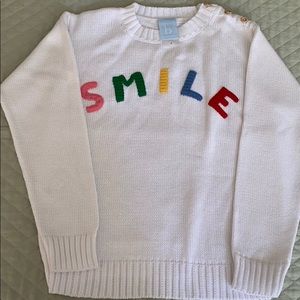 Bella bliss SMILE sweater size 6